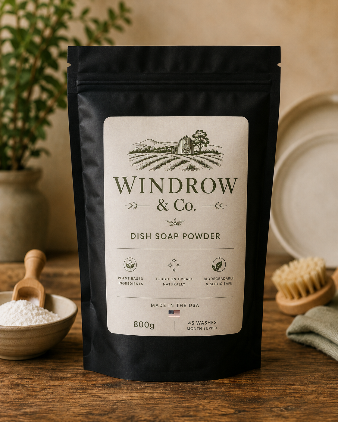 All-Natural Dishwasher Powder