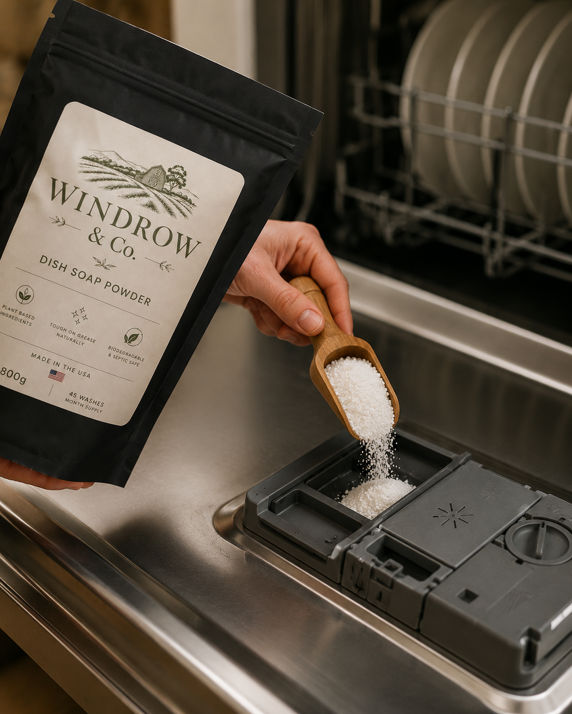 All-Natural Dishwasher Powder